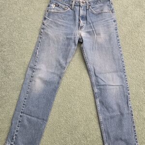 Lee Light Blue Straight Jeans Mens 32 X 32